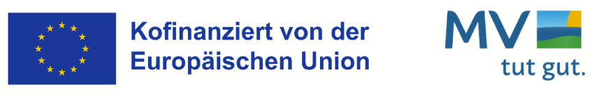 Logo Kofinanziert von der EU und Landessignet M-V