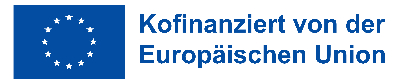 Logo Kofinanziert von der Europäischen Union, PANTONE