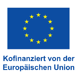 Logo mit Förderhinweis, Kofinanziert von der Europäischen Union